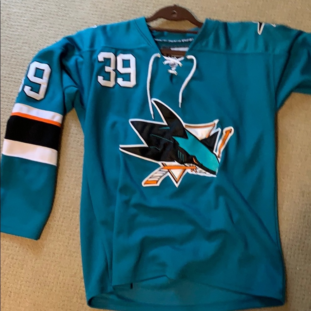 San Jose sharks retro hockey jersey